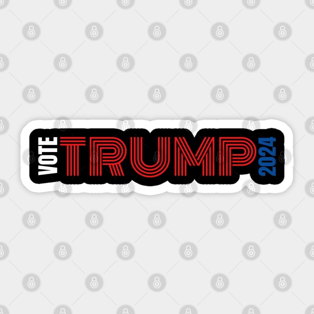 Vote Trump 2024 Sticker by in Image